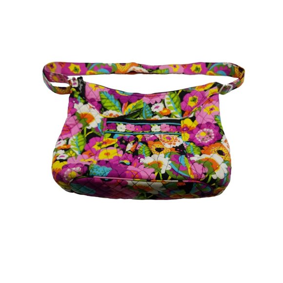 Vera Bradley Purse Va Va Bloom Colorful Floral Print Fabric Quilted Cross Body - Picture 3 of 15